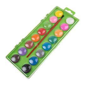 Watercolor Paint Set - Watercolor Set | Watercolor Kit | Watercolor Paint Palette | Interactive Painting Kit | Toddler Doodling Kit with Paintbrush, 16 Color Ribbon Brushes Educational Painting Set