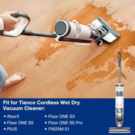 4 Pack Replacement Vacuum Filters Compatible with iFloor 3 & Floor ONE S3 & Floor ONE S5 & Floor ONE S5 Pro Cordless Wet Dry Vacuum Cleaner