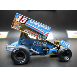 Acme 2024 DONNY SCHATZ GOLD CHROME CARQUEST 50th KNOXVILLE SPRINT RACE CAR ACME 1:50