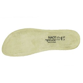 NAOT Footwear Women's Shell Footbed Beige 6 M US