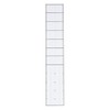 Lihit Lab HK2101 Header Paper, Long, Plain Type, 100 Sheets