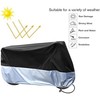Funda para Moto Impermeable, 190T Tela Oxford Cubierta de Motocicleta