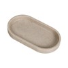 B Baosity Soap Dispenser Tray Vanity Tray Oval Shape Sleek