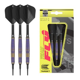 TEAM FLY Series FLY B BRASS 17G 2BA Brass Darts Set (with Exclusive Case)