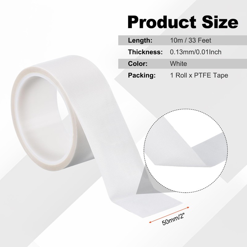 PATIKIL Heat Resistant Tape, 2 Inch x 33 Feet High