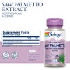 SOLARAY Saw Palmetto Extract, Healthy Prostate & Urinary Tract Support,
