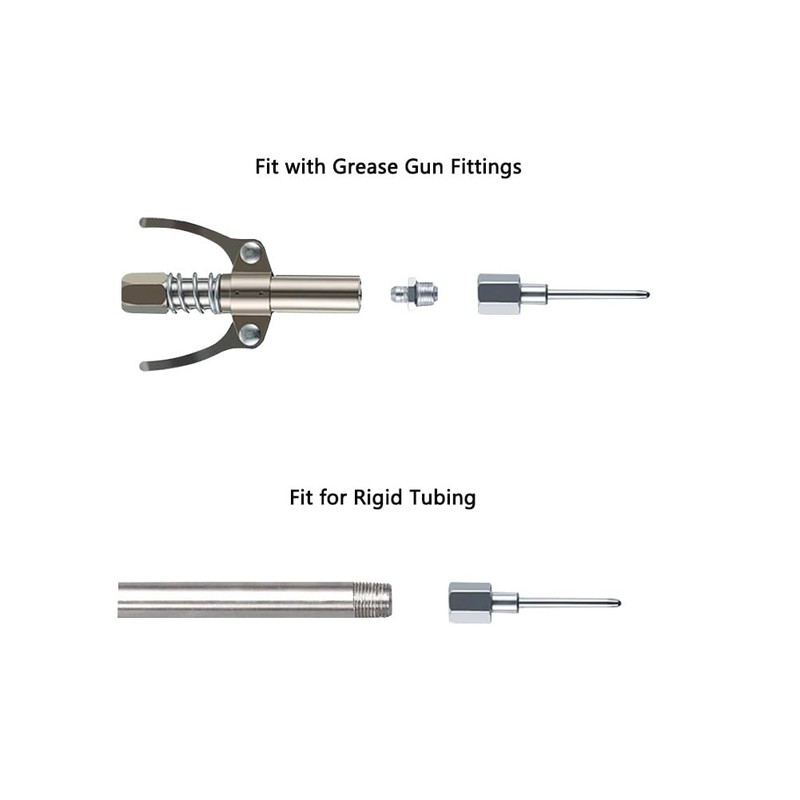 Sopcone Grease Gun Needle Tip Kit 7 Pcs, 5 Grease