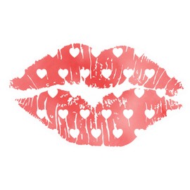 Artistic Lips-837 Sticker Decals, Laptop, Home Decoration, Car, Truck, Funny, Tumblr, Motorcycle Helmet, Bumper Sticker, Made in The U.S.A.