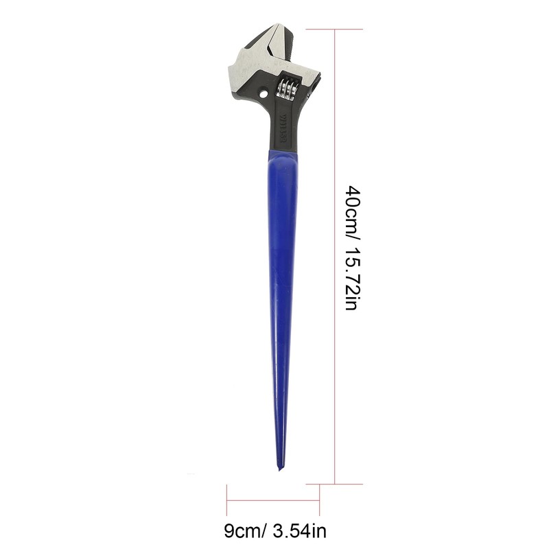 ULTECHNOVO Pointed Tail Wrench Heavy Duty Wide Open Adjustable Spud
