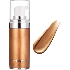 Bronceador Corporal Shimmer,Hidratante Body Glow Iluminador Líquido Resaltador Maquillaje - Loción iluminadora para el Rostro y el Cuerpo para un Maquillaje Brillante Duradero 0.7 oz