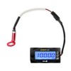 Motorcycle 4-in-1 Multifunction Gauge Mini 4 Meter (RPM Tachometer+Cylinder Head
