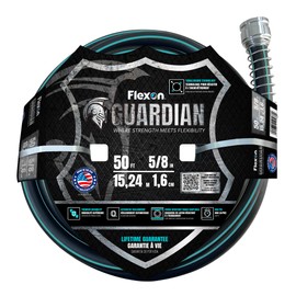 Flexon 5/8" x 50 ft. Guardian Heavy Duty Kink Resistant Garden Hose