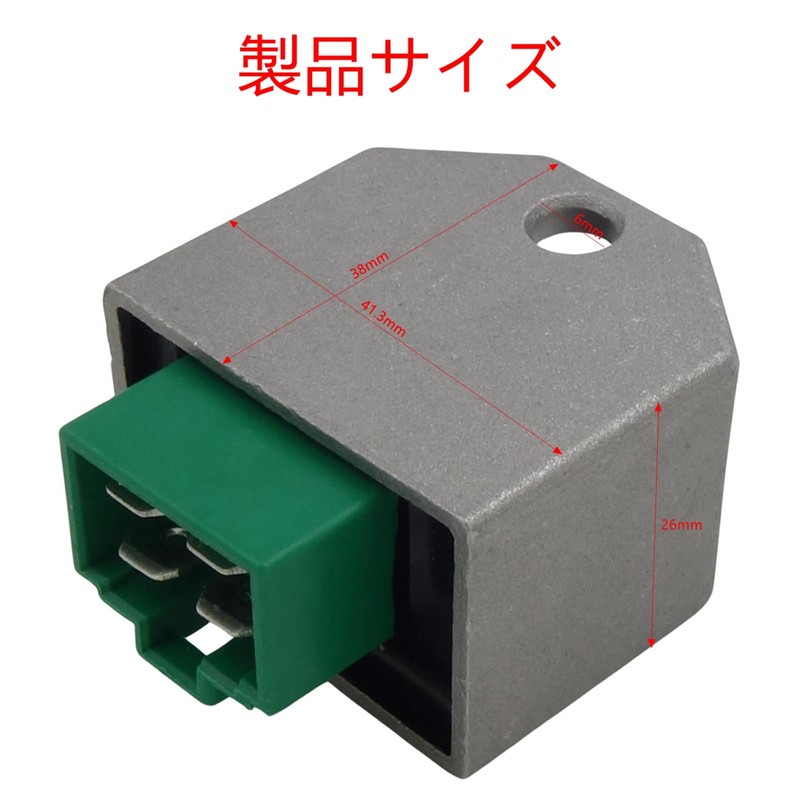 MAKGAGAAI Rectifier Regulator 12V Replacement for Yamaha Car Vino SA10J,