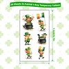 20 Sheets St Patricks Day Tattoos,St Patricks Day Accessories Fake