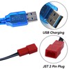 Tosiicop 3.7V Lipo Battery Charger - 2 PCS 1S Lipo