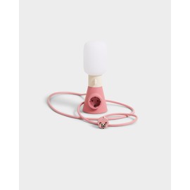 Pedestal Power Base 2-Way Socket (Pink), Stylish Design with Double Plug for Socket, Multiple Socket with Magnetic Base, Multi Socket in Exclusive, High-Quality Design