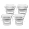 Monkey Movement 4 Dispensing Buckets with Snap-Seal Wide Lid and