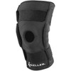 Mueller Hinged Wraparound Knee Brace, Black, Medium/Large