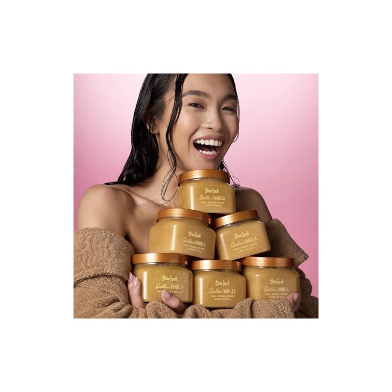 Tree Hut Golden Vanilla - Exfoliante de azcar de karit,