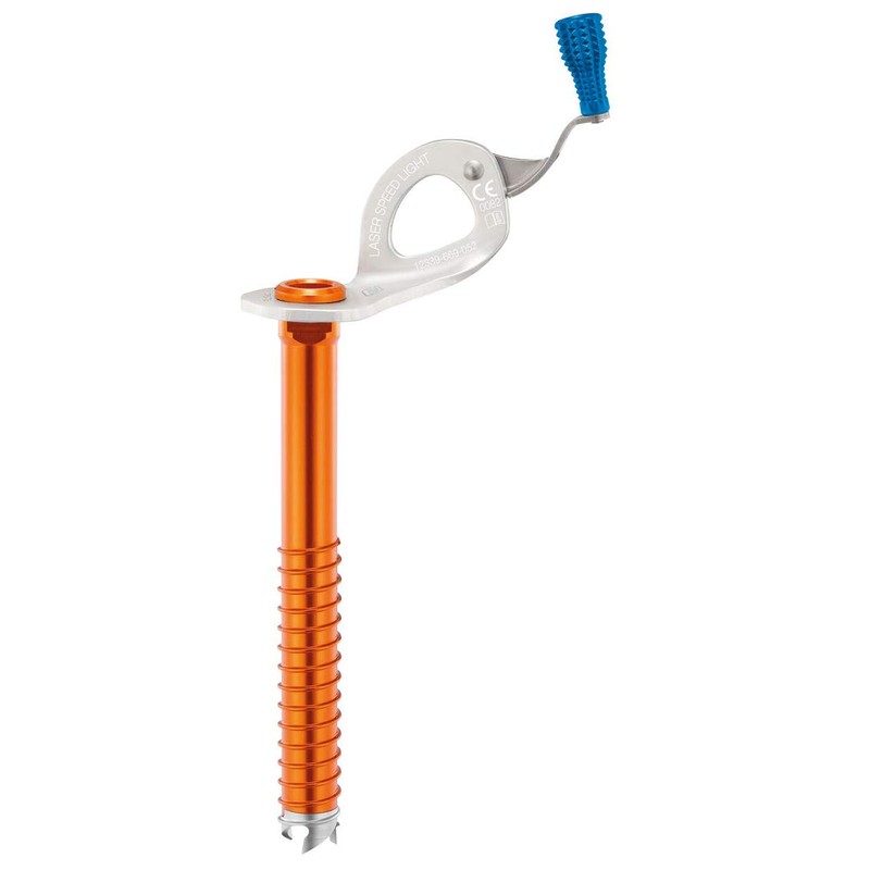 PETZL, Laser Speed Light, Ultralight Ice Screw With Integrated Handle,