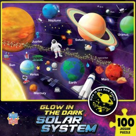 MasterPieces - Glow in the Dark - Solar System 100 Piece Jigsaw Puzzle