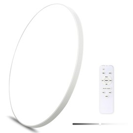 Forest Gathering Ceiling Light, 6 Tatami Mats, LED Lighting, Ceiling, 24 W, Thin, 10 Levels of Dimming Type, Remote Control, Light Fixture, Night Light Mode, Living Room, Bedroom, Japanese Room,