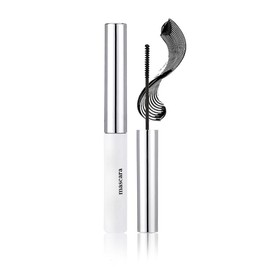 (Color Mascara) White Eyelashes, Thin Brush Head, 24 Hours Waterproof, Roll-up, Thick, Keep for a Long Time, Metallic Tone, Daily Use, Super Resistant to Sweat and Water, Prevents Lashes Damage, For