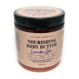 Get Right Essentials Nourishing Body Butter 8 oz, Shea Body Butter, Skin Care, Daily Moisturize, Essential Oils, for Men and Women (Lavender Glow)