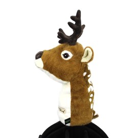 Scott Edward Funny Golf Club Cover Fit Good for Drivers Club Cute Animal Zoo Design Soft Functional Headcover Stylish Protection for Men and Women (Sika-Deer-DR)