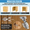 Pocket Door Slides,Pocket Slide Hinges for Installing Hidden Doors, Suitable