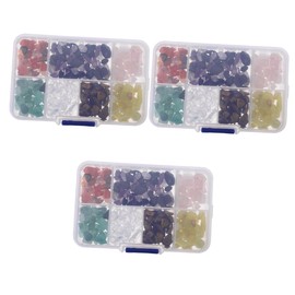 Operitacx Natural Stone Beads for Jewelry Making Irregular Crushed Rocks Beads Compartment Box for Unique Accessories