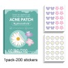 40/80/100/200pcs Pe Acne Patch Skincare Cute Design