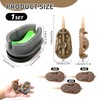 3-Pack Inline Method Fishing Feeders Set with Bait Mould, Quick