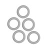 5pcs Baby Soft Silicone Teething Ring Toy Infant Safe Elastic