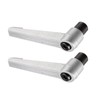 METALLIXITY Adjustable Clamping Handle (M8x72mm) 2Pcs, Metal Female Push Button