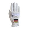 Roeckl Sports Riding Gloves Maryland, Tournament Summer Gloves, White/Germany 7.5
