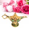 Magic Genie Lamp Exquisite Colorfast Eye Catching Alloy Embossed Pattern