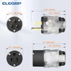 ELEGRP Lighted Straight Blade Electrical Plug and Connector Set, 15