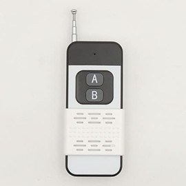 DieseRC 433Mhz Long Distance Wireless Remote Control Transmitter Keychain 1527 Learning Code Long Range 200m 100m 2 Buttons, for use with DieseRC Receiver
