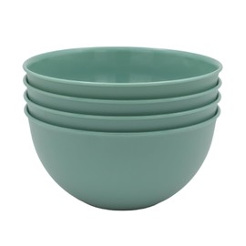 BERLONA Salad Bowls 2 L, Set of 4, Dishwasher Safe - Sage