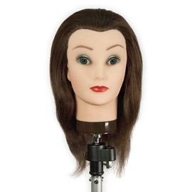 Annie Hairkins Series Mannequin Head 18In-20In Amber 100% Human Hair