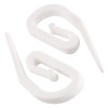 White Plastic Curtain Hooks | Hooks For Pencil Pleat, Window,