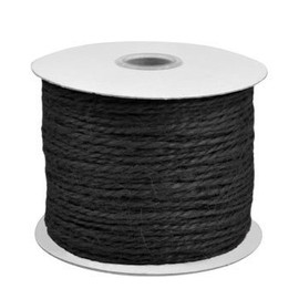 1.5mm Black Jute Twine - 100 Yards