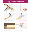 EMITEVER LED Strip Connectors,2 Packs LED Tape Light Connector 2