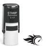 stampexpression - Flame Speedometer Self Inking Rubber Stamp - Black