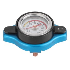Thermostatic Radiator Cap, Universal Thermostatic Radiator Cap Water Tank Cap Leak-Proof with Temperature Display (Small Head 1.1 bar)