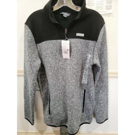 Eddie Bauer Men's 1/4 Zip Mock Neck Classic Fit Pullover Sweater Fleece