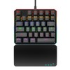 Mechanical Gaming Keyboard 35 Keys One Handed Wired Backlight Gamer