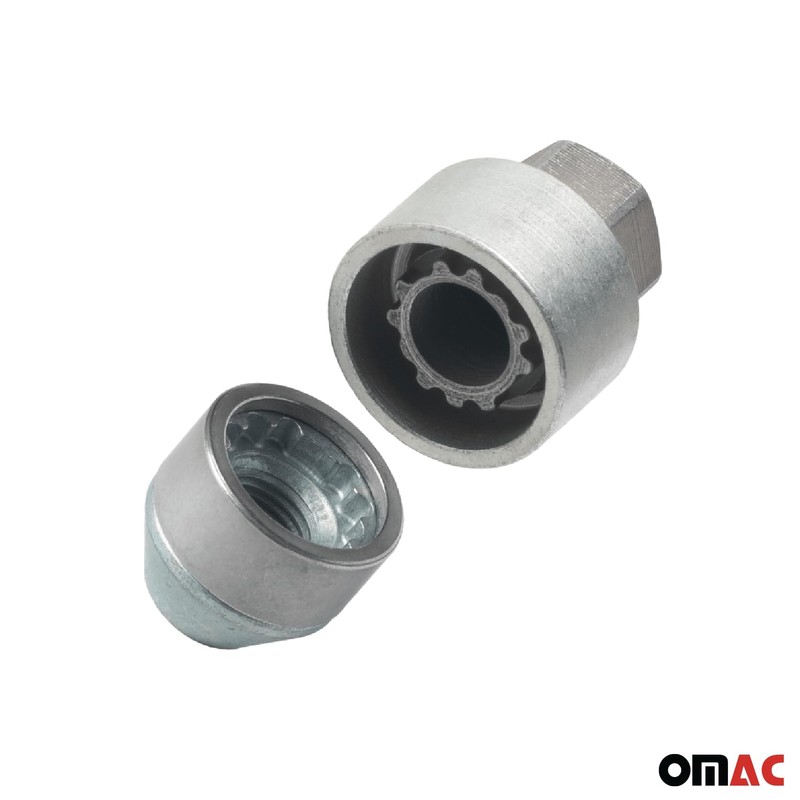OMAC Wheel Lock Kit for RAM 2500/3500 M14X1,5 Nut Galvanized