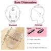 SEGO 100% Real Human Hair Toppers with Bangs,Silk Base 150%